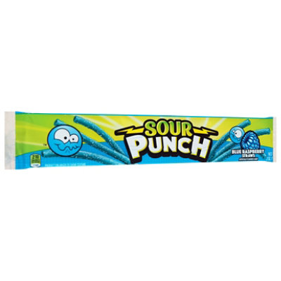 Sour Power Straws - Blue Raspberry