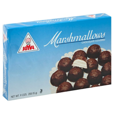 Joyva Chocolate Covered Vanilla Marshmallows - 9 Oz - Image 1