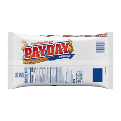 Payday Peanut Caramel Snack Size Halloween Candy Bag - 11.6 Oz - Image 2