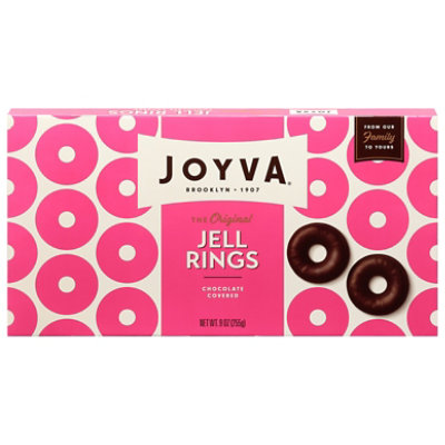 Joyva Ring Jells Chocolate And Raspberry Candy - 9 Oz - Image 2