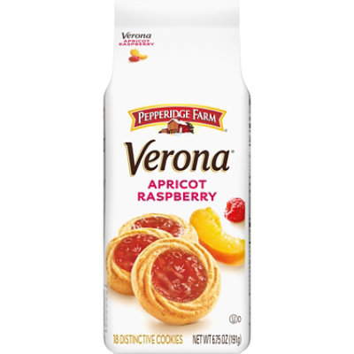 Pepperidge Farm Verona Apricot Raspberry Thumbprint Cookies - 6.75 Oz - Image 1