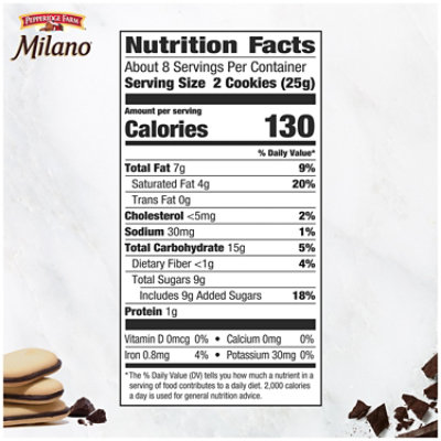 Pepperidge Farm Milano Orange Chocolate Cookies - 7 Oz - Image 4