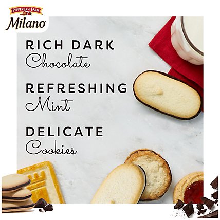 Pepperidge Farm Milano Cookies Mint Chocolate - 7 Oz - Image 3