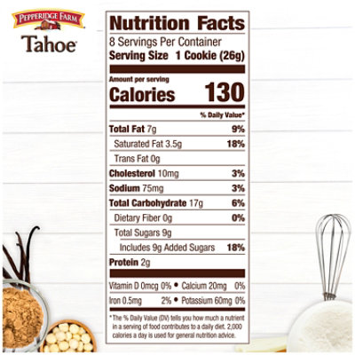 Pepperidge Farm Tahoe Crispy White Chocolate Macadamia Nut Cookies - 7.2 Oz - Image 4