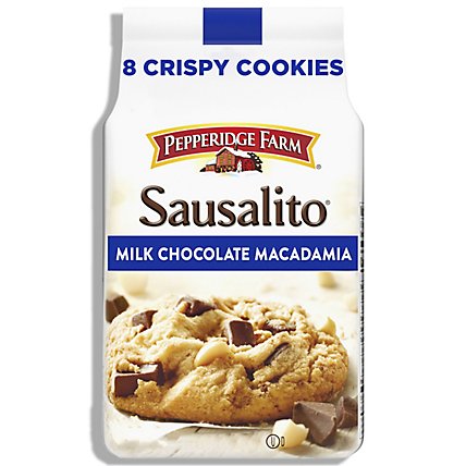 Pepperidge Farm Sausalito Crispy Milk Chocolate Macadamia Cookies - 7.2 Oz - Image 2