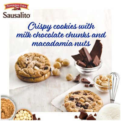 Pepperidge Farm Sausalito Crispy Milk Chocolate Macadamia Nut Cookies - 7.2 Oz - Image 2