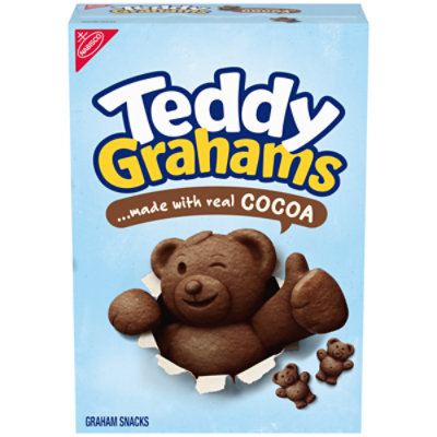 Teddy Grahams Chocolate Graham Snacks - 10 Oz - Image 1