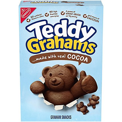 Teddy Grahams Chocolate Graham Snacks - 10 Oz - Image 1