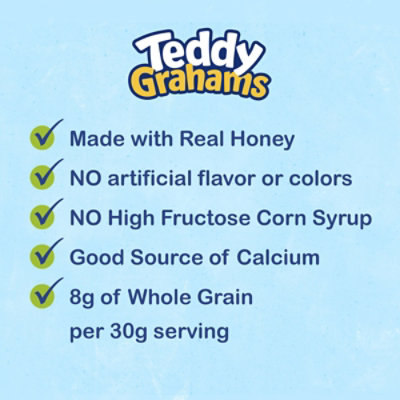 Teddy Grahams Honey Graham Snacks - 10 Oz - Image 3