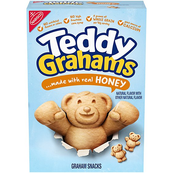 Teddy Grahams Honey Graham Snacks - 10 Oz