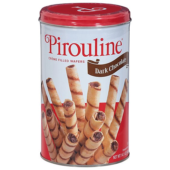 Creme De Pirouline Double Chocolate Wafer Roll Cookie - 14 Oz