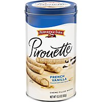 Pepperidge Farm Pirouette French Vanilla Flavored Creme Filled Wafer Cookies Tin - 13.5 Oz - Image 2