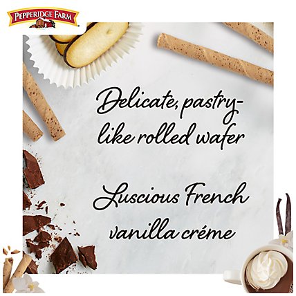 Pepperidge Farm Pirouette French Vanilla Flavored Creme Filled Wafer Cookies Tin - 13.5 Oz - Image 3