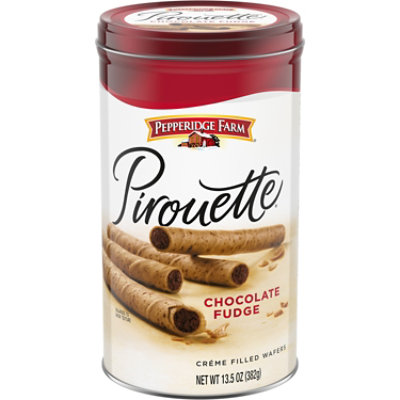 Pepperidge Farm Pirouette Crème Filled Wafers Chocolate Fudge Cookies - 13.5 Oz - Image 1