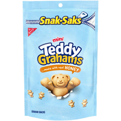 Teddy Grahams Honey Graham Snacks - 8 Oz - Image 1