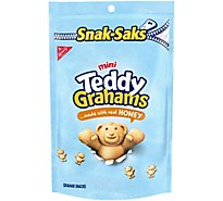 Honey Maid Teddy Grahams Graham Snacks Honey Mini Snack-Saks - 8 Oz