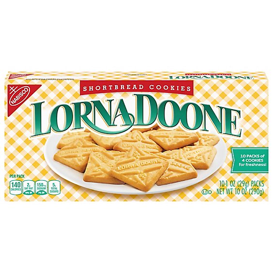 Lorna Doone Shortbread Cookies Snack Packs - 10 Count