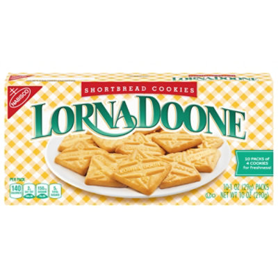 Lorna Doone Shortbread Cookies Snack Packs 4 Count - 10 Oz
