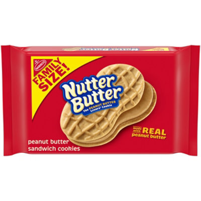 Nutter Butter Peanut Butter Sandwich Cookies - Family Size - 16oz : Target