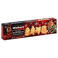 Walkers Shortbread Pure Butter Festives Shapes Box - 6.2 Oz - Image 1
