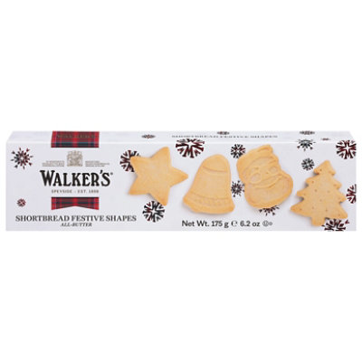 Walker's Shortbread Festive Shapes - 6.2 Oz - Image 1
