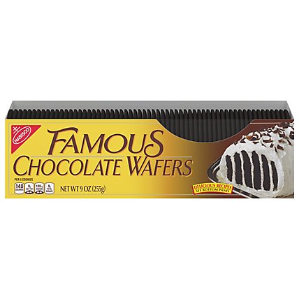 NABISCO Wafers Famous Chocolate - 9 Oz - Image 3