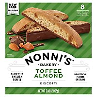 Nonnis Biscotti Toffee Almond 8 Count - 6.88 Oz - Image 2