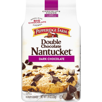 Pepperidge Farm Nantucket Crispy Double Dark Chocolate Chunk Cookies - 7.75 Oz - Image 1