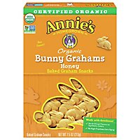 Annies Homegrown Bunny Grahams Graham Snacks Organic Baked Honey - 7.5 Oz - Image 2