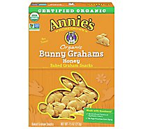 Annies Homegrown Bunny Grahams Graham Snacks Organic Baked Honey - 7.5 Oz