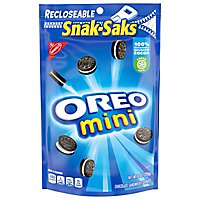 OREO Snak Saks Mini Chocolate Sandwich Cookies - 8 Oz - Image 1