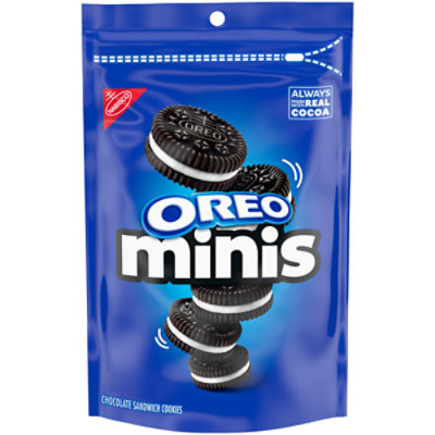OREO Snak Saks Mini Chocolate Sandwich Cookies - 8 Oz