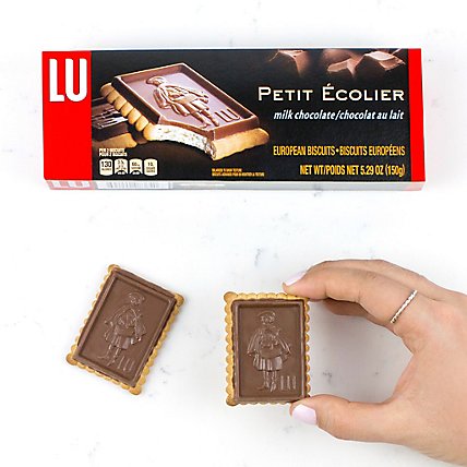LU Petit Ecolier Biscuits European Milk Chocolate - 5.29 Oz - Image 5