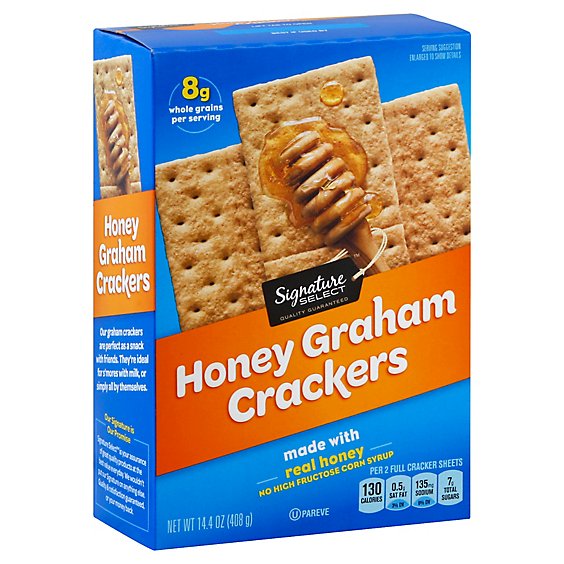 Signature SELECT Crackers Graham Honey - 14.4 Oz