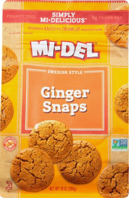 MI-DEL Cookies Ginger Snaps Swedish-Style - 10 Oz - Image 2