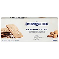 Jules Destrooper Cookies Almond Thins - 3.52 Oz - Image 1