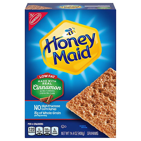 Honey Maid Graham Crackers Cinnamon Low Fat - 14.4 Oz