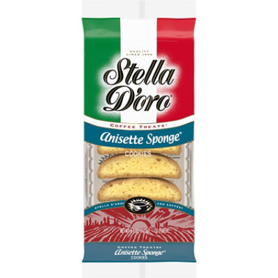 Stella D'oro Anisette Sponge Cookies Coffee Treats Cookies - 6.1 Oz - Image 1