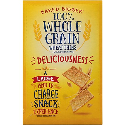 Wheat Thins Snacks Big 100% Whole Grain - 8 Oz - Image 6