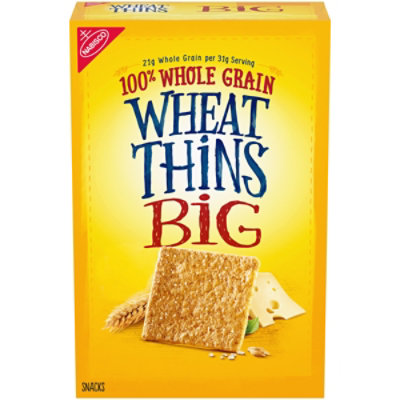 Wheat Thins Snacks Big 100% Whole Grain - 8 Oz - Image 2