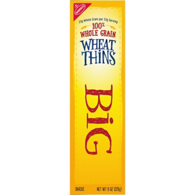 Wheat Thins Snacks Big 100% Whole Grain - 8 Oz - Image 2