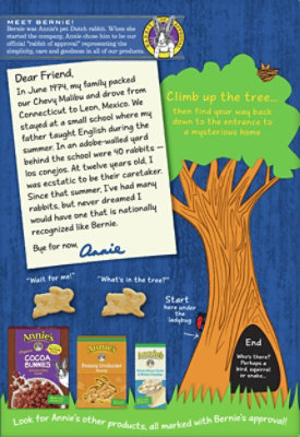 Annies Homegrown Crackers Organic Baked Snack Whole Wheat Bunnies - 7.5 Oz - Image 6