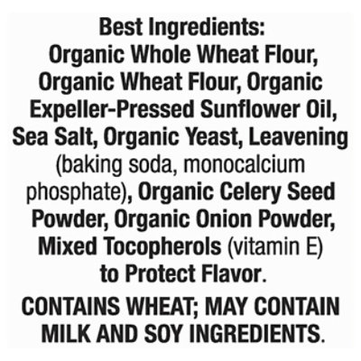 Annies Homegrown Crackers Organic Baked Snack Whole Wheat Bunnies - 7.5 Oz - Image 5