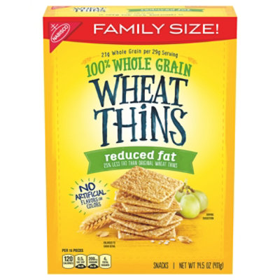  Wheat Thins Snacks Reduced Fat Family Size! - 14.5 Oz 