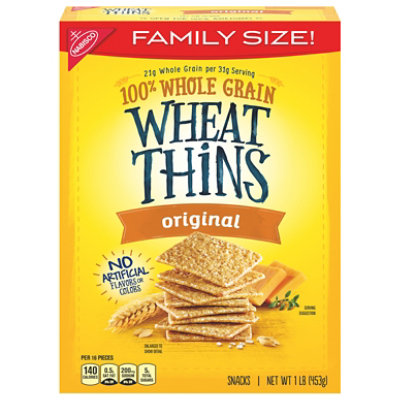 Wheat Thins Snacks Original Family Size! - 16 Oz - Image 3