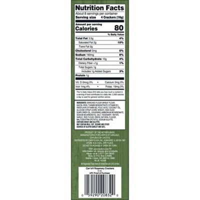 Carrs Crackers Rosemary Baked Snack Crackers - 5 Oz - Image 5