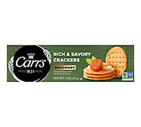 Carrs Rich & Savory Rosemary Crackers - 5 Oz