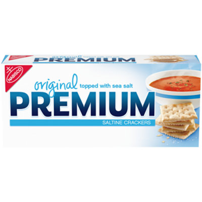 Premium Original Saltine Crackers - 8 Oz - Image 1