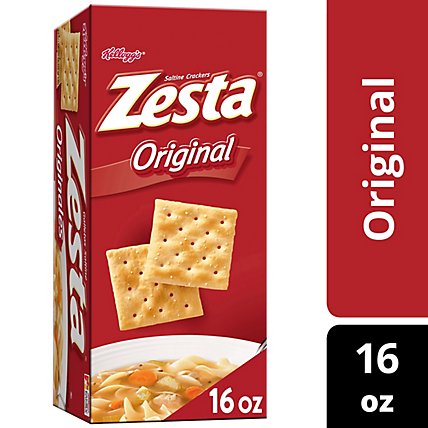 Zesta Saltine Crackers For Snacks Soup and Salad Original - 16 Oz - Image 2