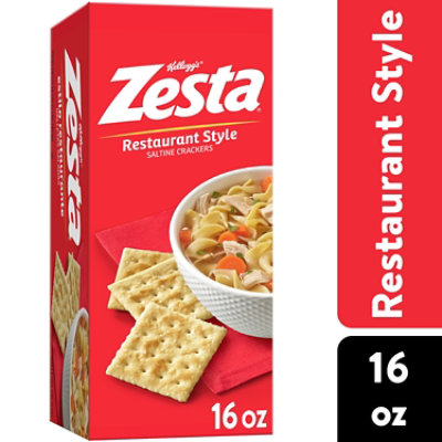 Zesta Saltine Crackers For Snacks Soup and Salad Original - 16 Oz - Image 1